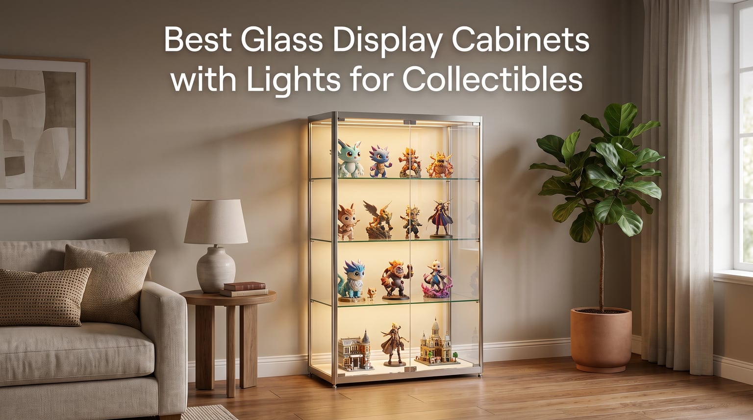 Best Glass Display Cabinets with Lights for Collectibles