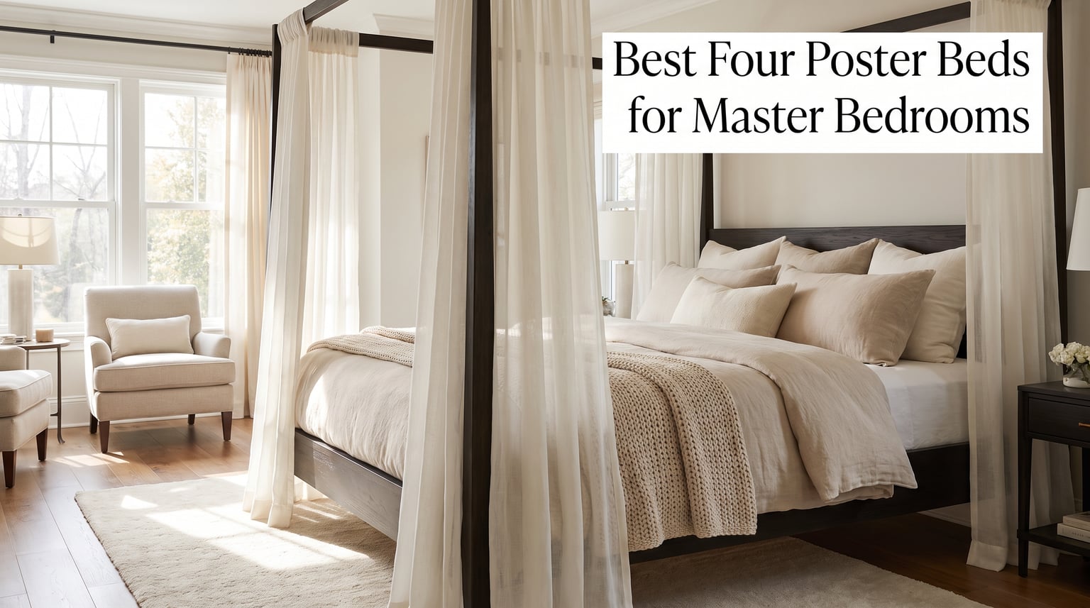 Best Four Poster Beds for Master Bedrooms