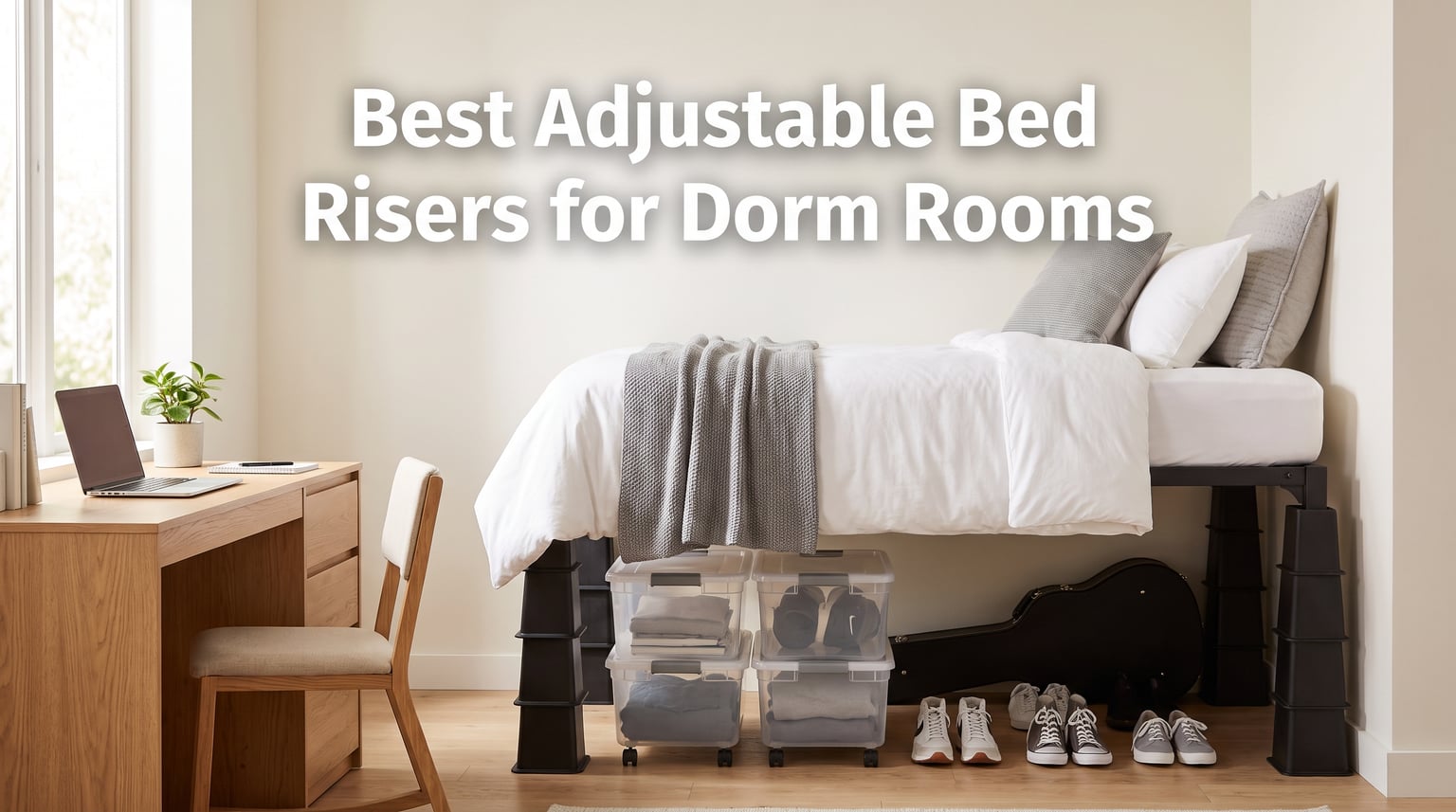 Best Adjustable Bed Risers for Dorm Rooms