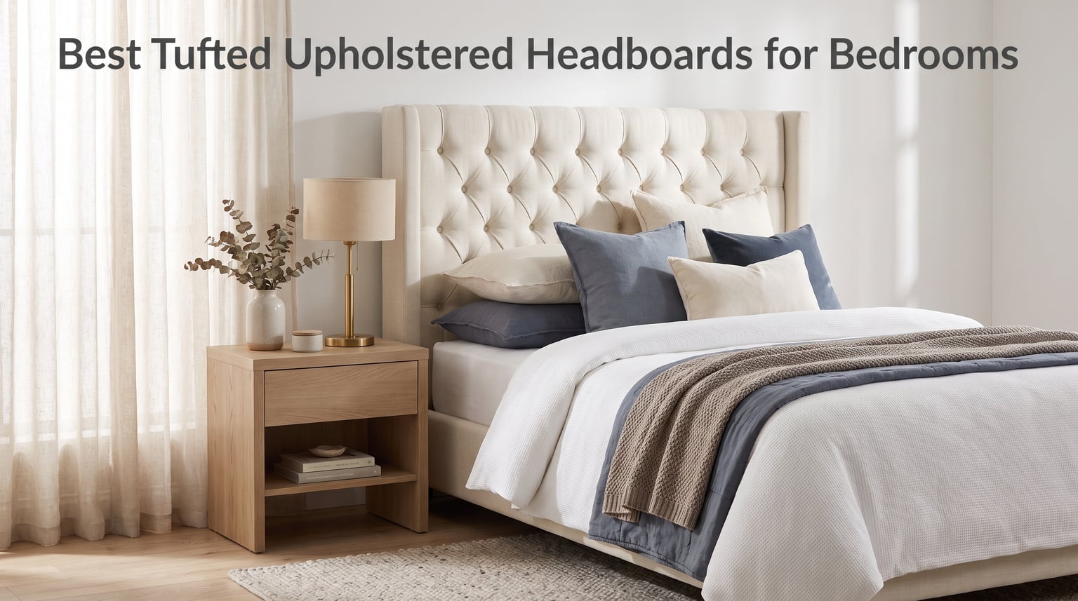 Best Tufted Upholstered Headboards for Bedrooms