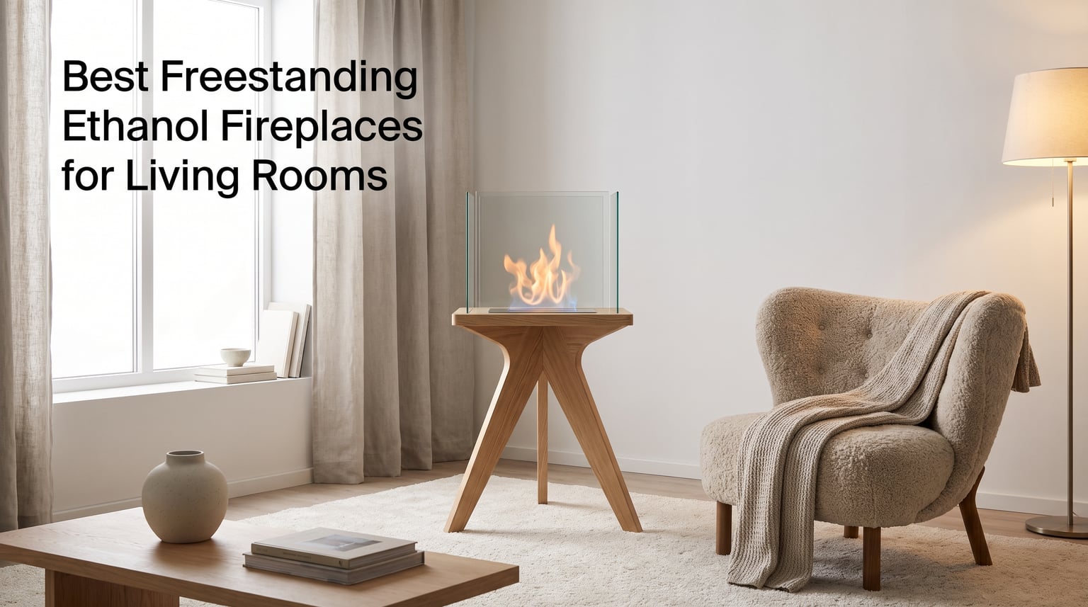 Best Freestanding Ethanol Fireplaces for Living Rooms