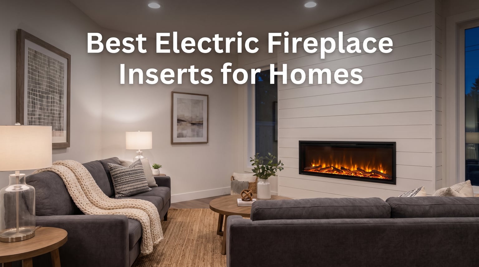 Best Electric Fireplace Inserts for Homes