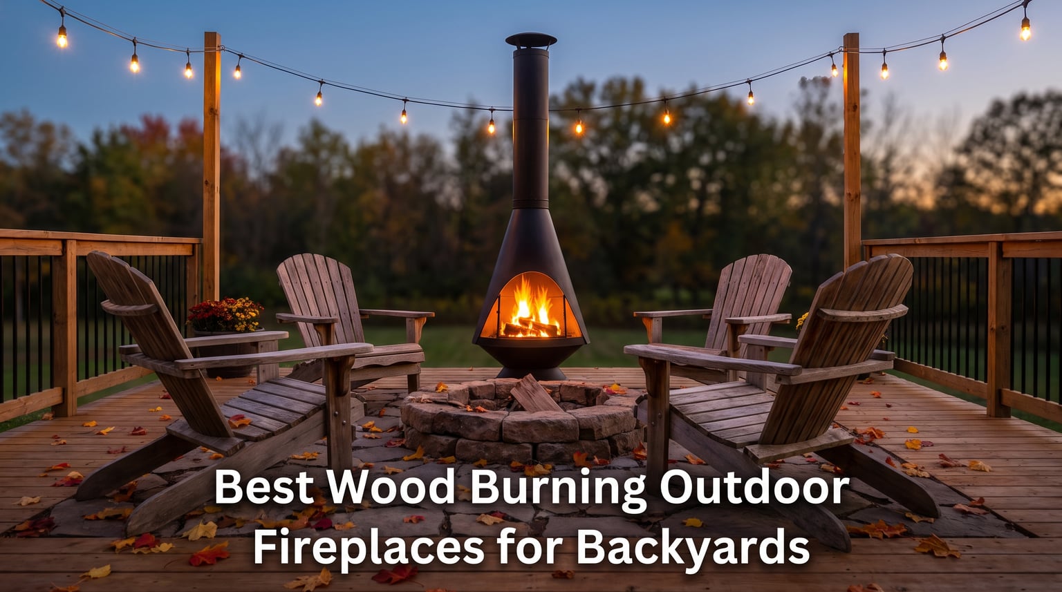 Best Wood Burning Outdoor Fireplaces for Backyards
