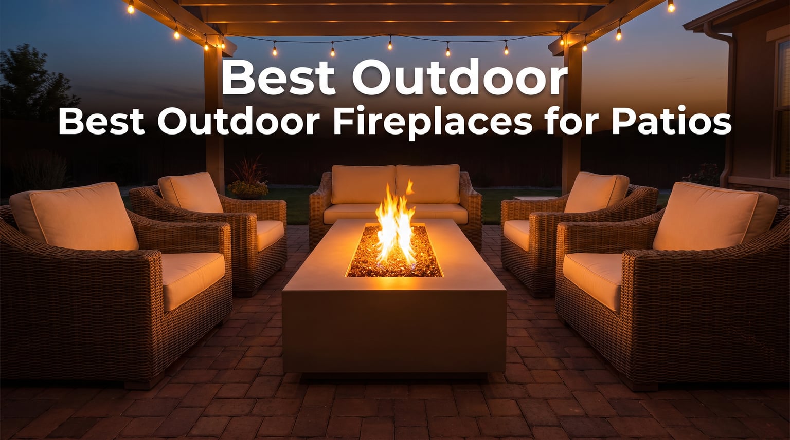 Best Outdoor Fireplaces for Patios