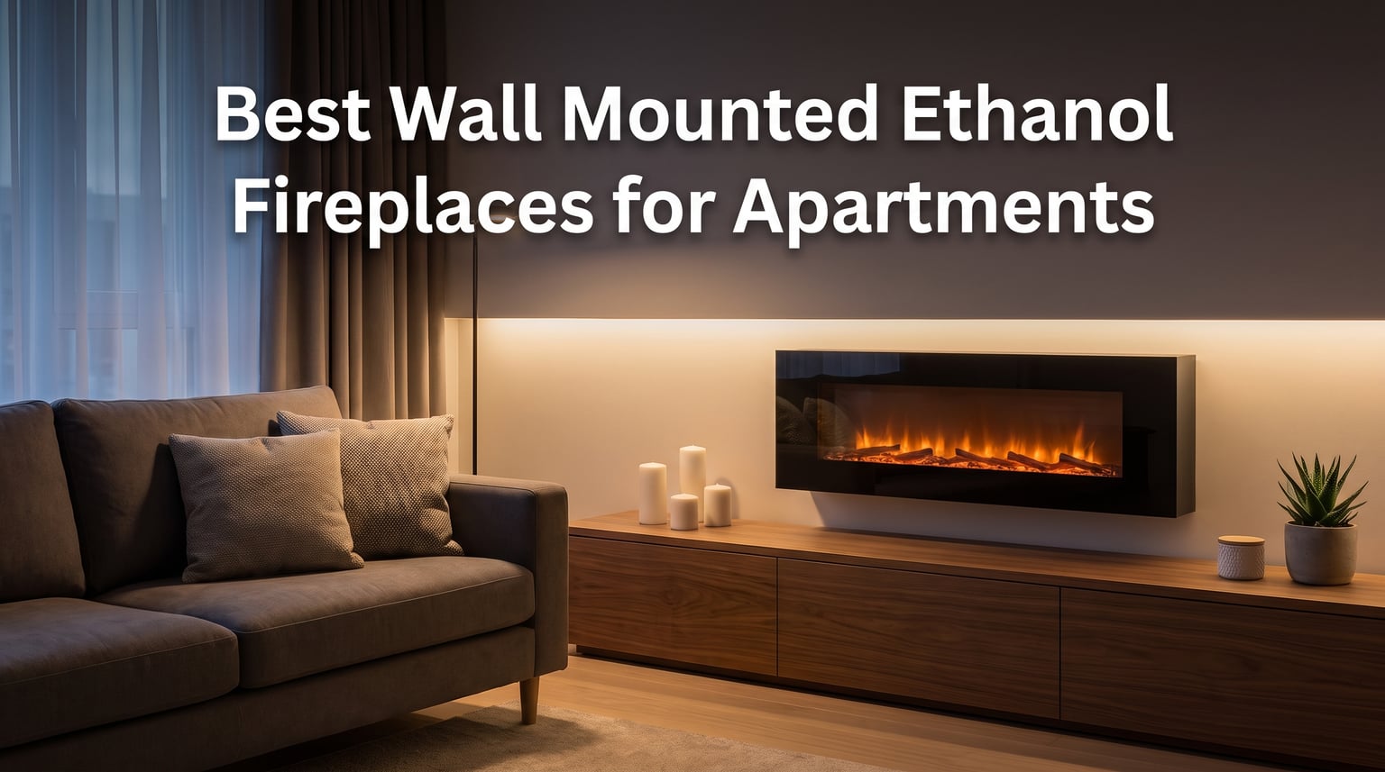 Best Wall Mounted Ethanol Fireplaces for Apartments