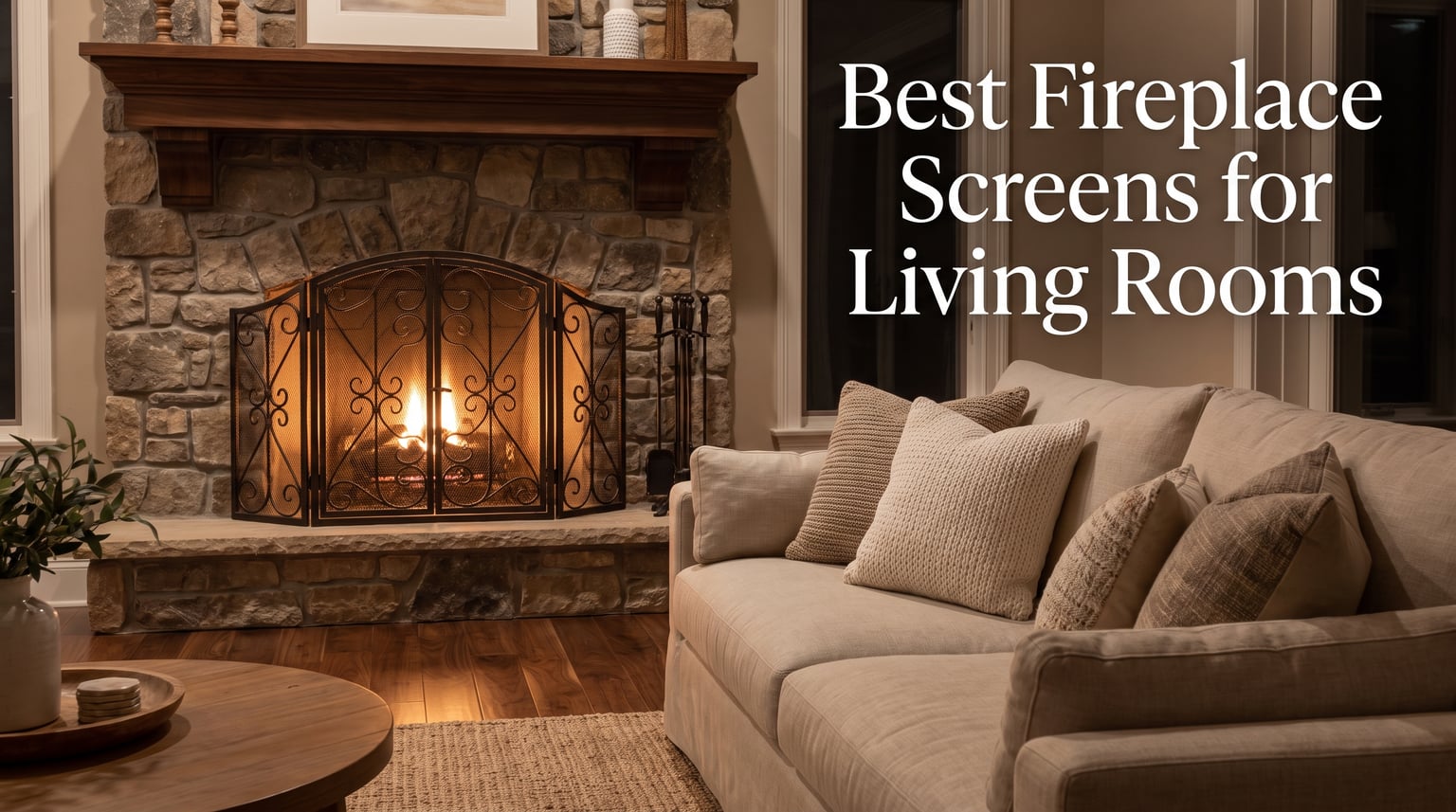 Best Fireplace Screens for Living Rooms