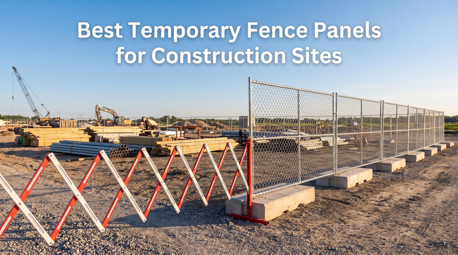 Best Temporary Fence Panels for Construction Sites