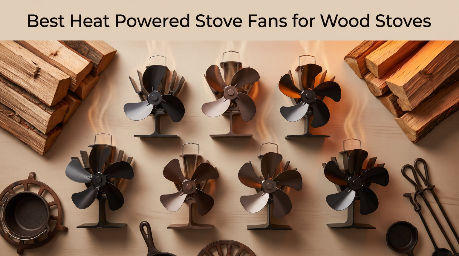 Best Heat Powered Stove Fans for Wood Stoves