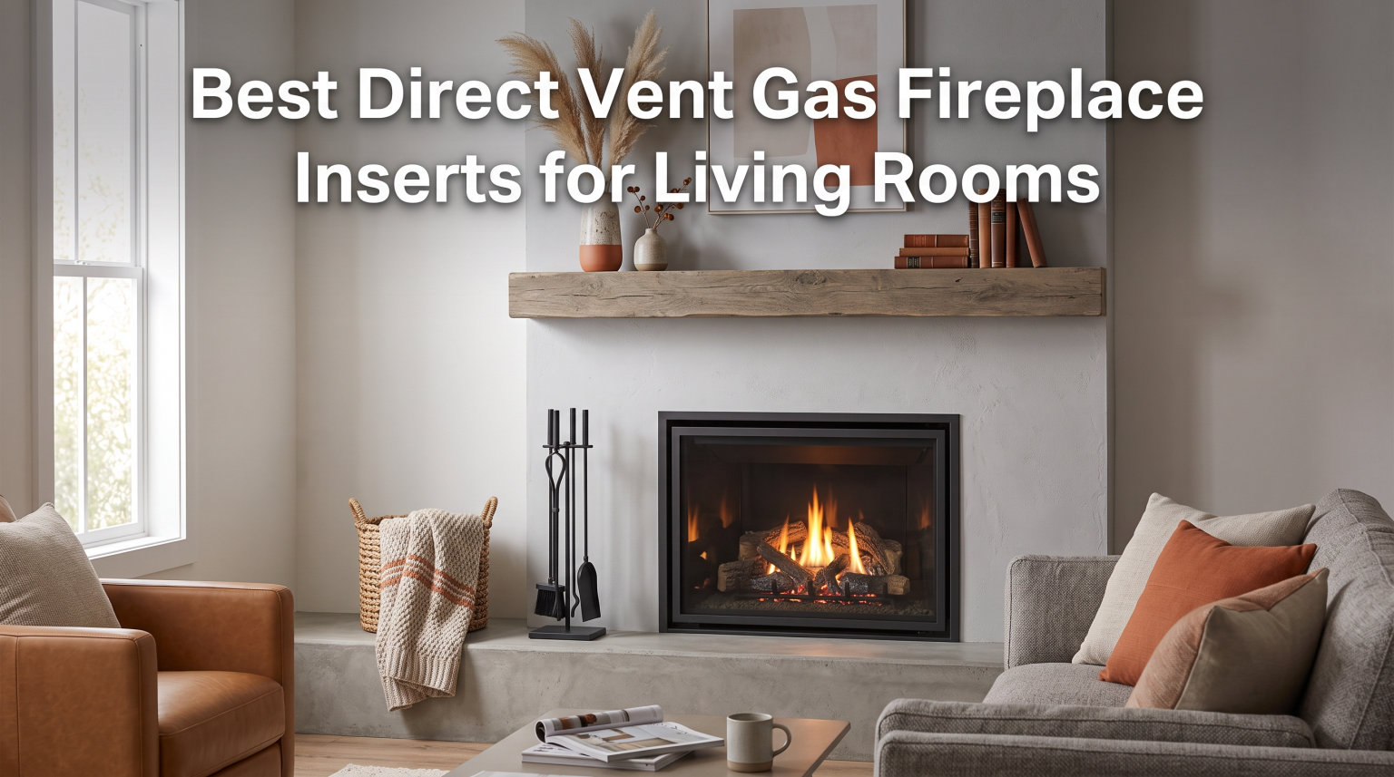 Best Direct Vent Gas Fireplace Inserts for Living Rooms