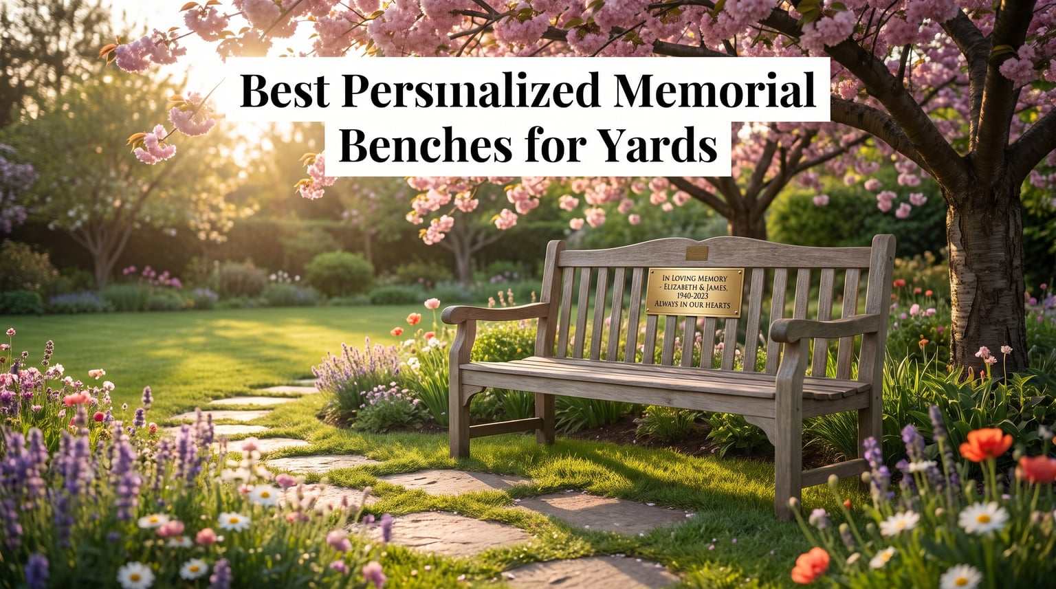 Best Personalized Memorial Benches for Yards