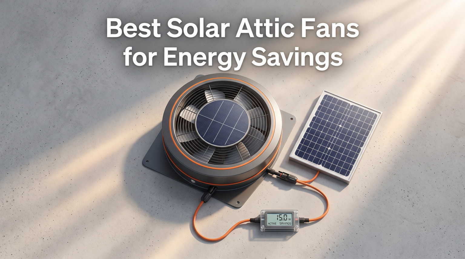 Best Solar Attic Fans for Energy Savings