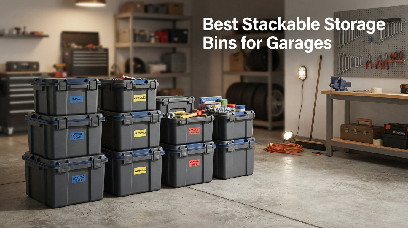 Best Stackable Storage Bins for Garages