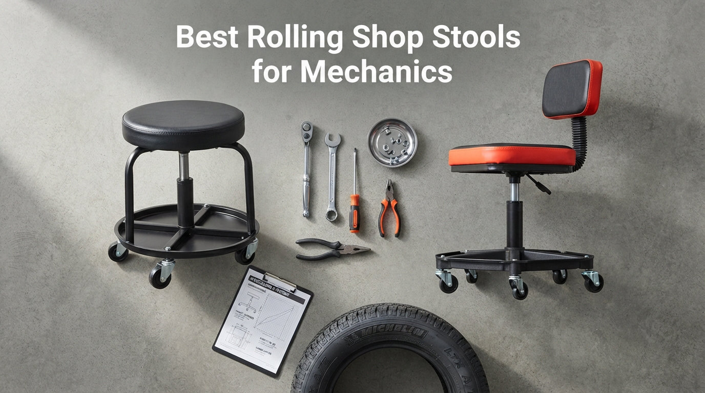 Best Rolling Shop Stools for Mechanics