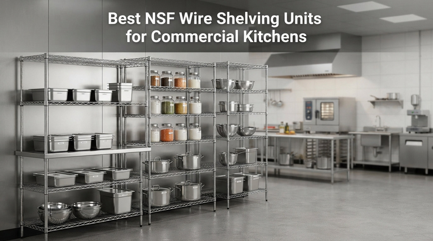 Best NSF Wire Shelving Units for Commercial Kitchens