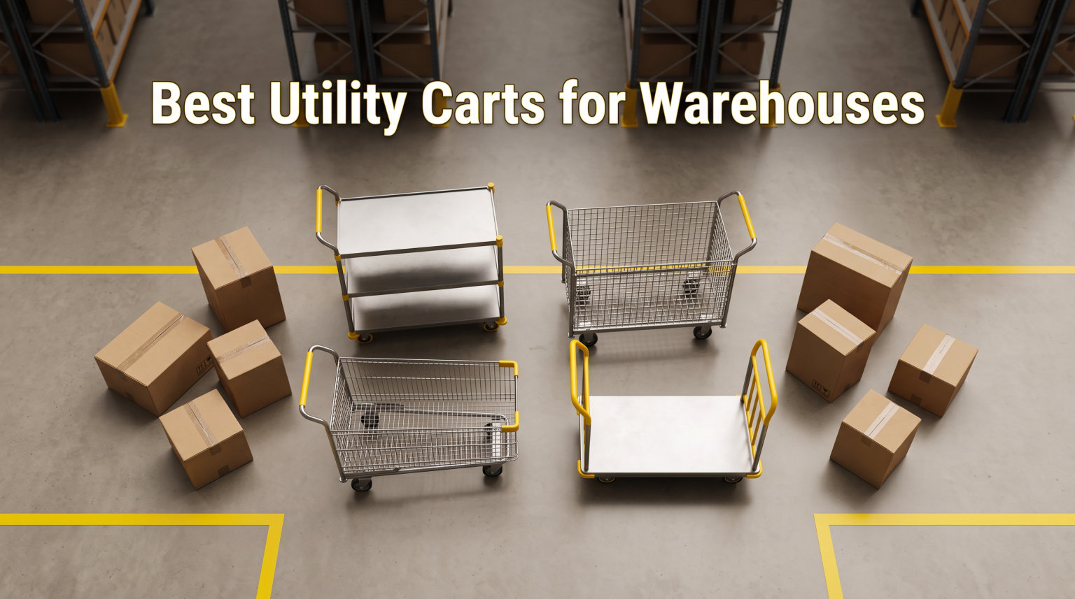 Best Utility Carts for Warehouses