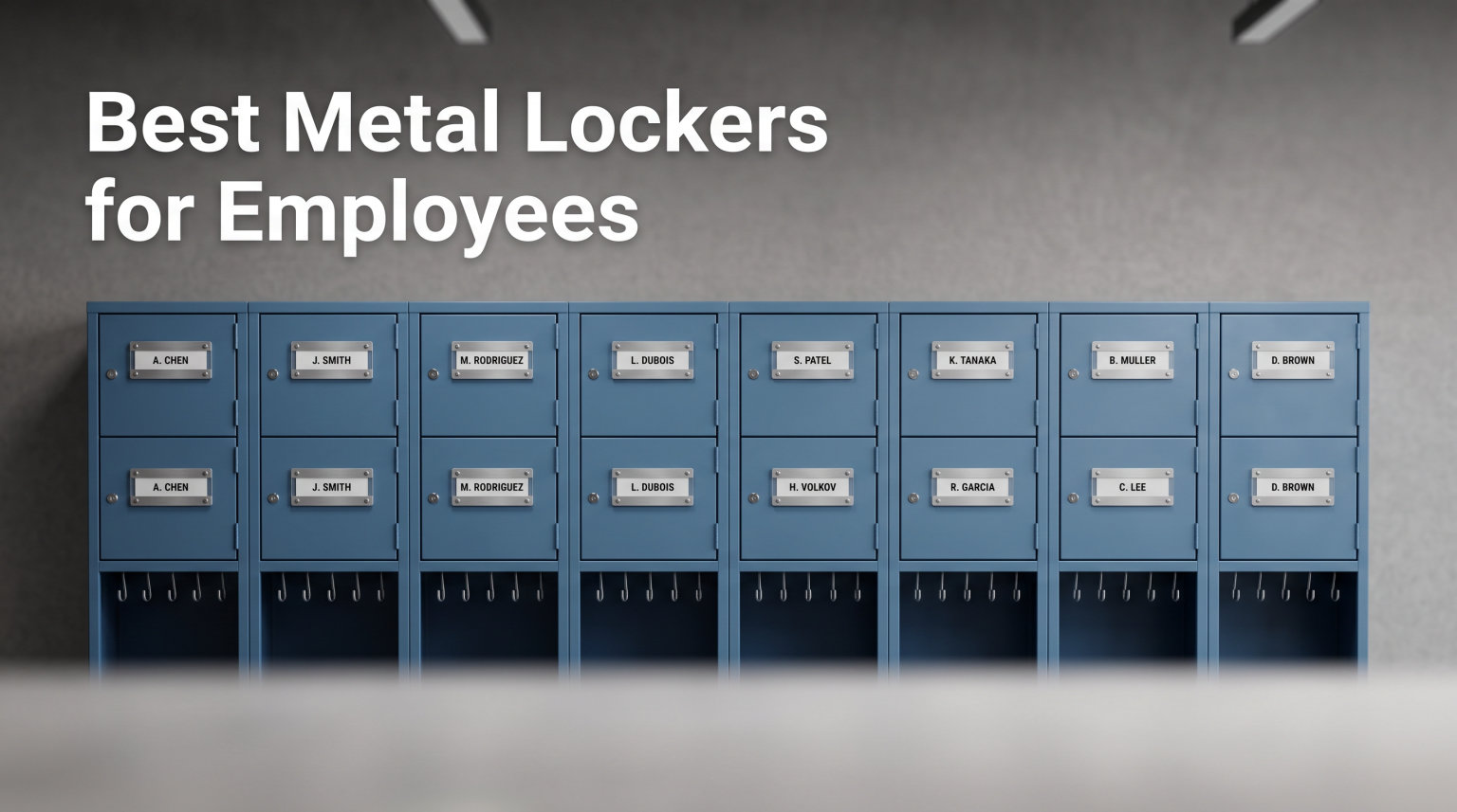 Best Metal Lockers for Employees