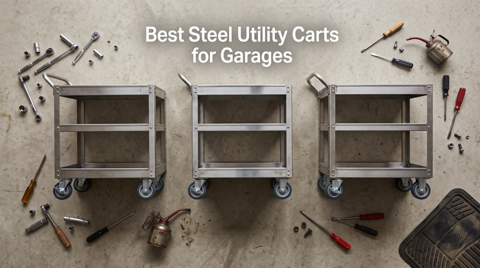 Best Steel Utility Carts for Garages