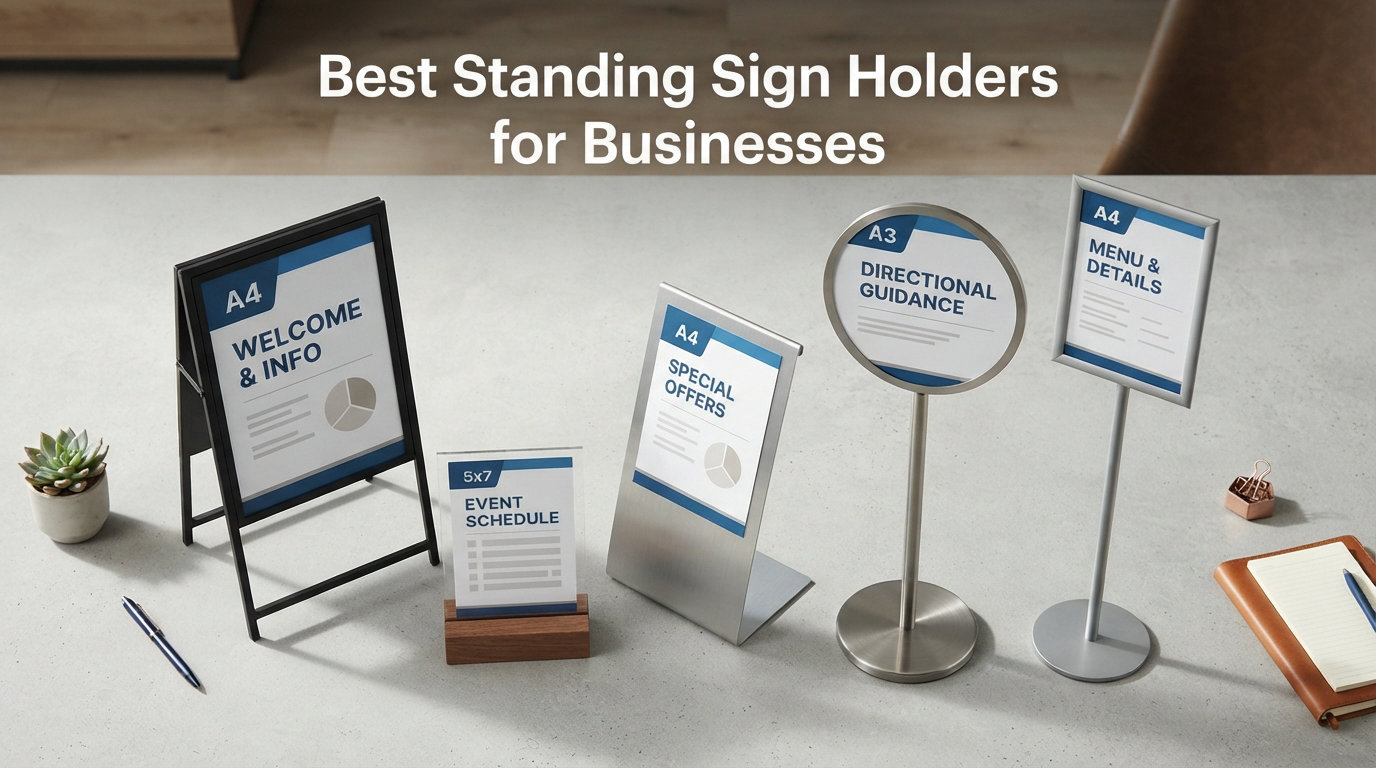 Best Standing Sign Holders for Businesses