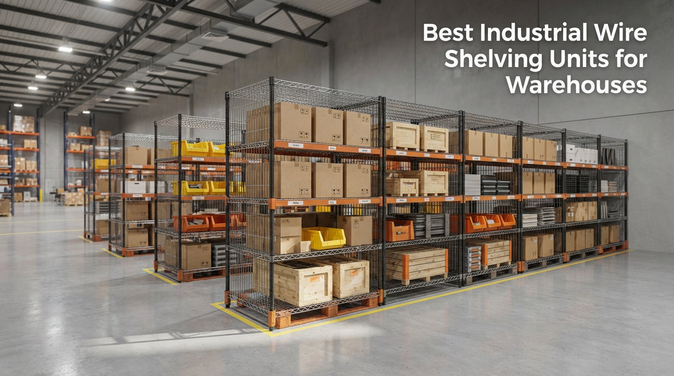 Best Industrial Wire Shelving Units for Warehouses