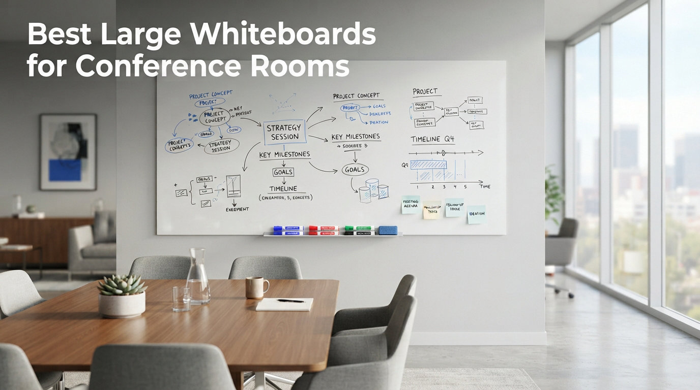 Best Large Whiteboards for Conference Rooms
