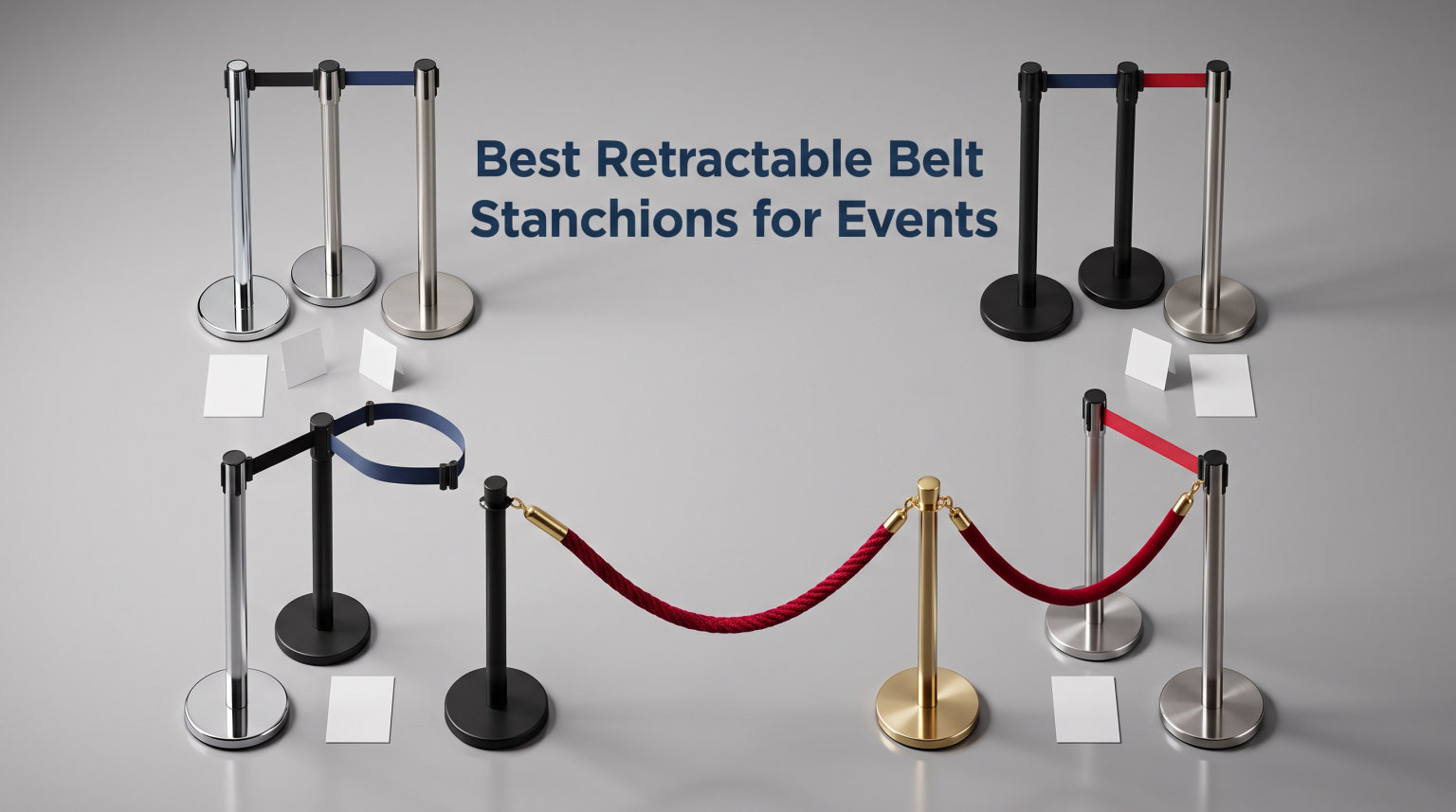 Best Retractable Belt Stanchions for Events
