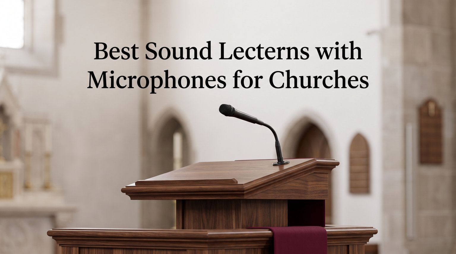 Best Sound Lecterns with Microphones for Churches