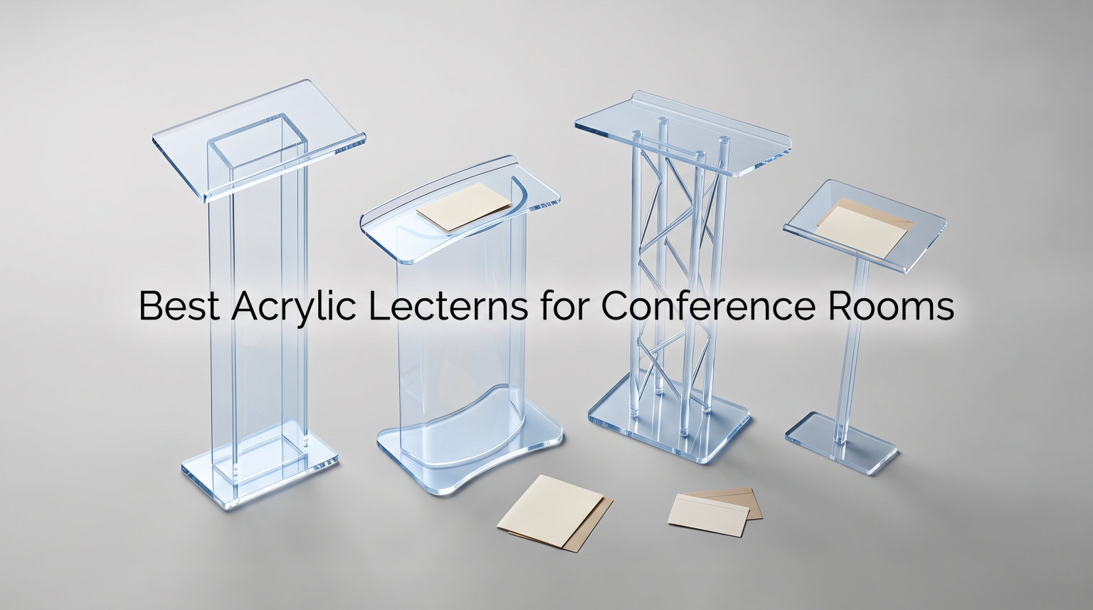 Best Acrylic Lecterns for Conference Rooms