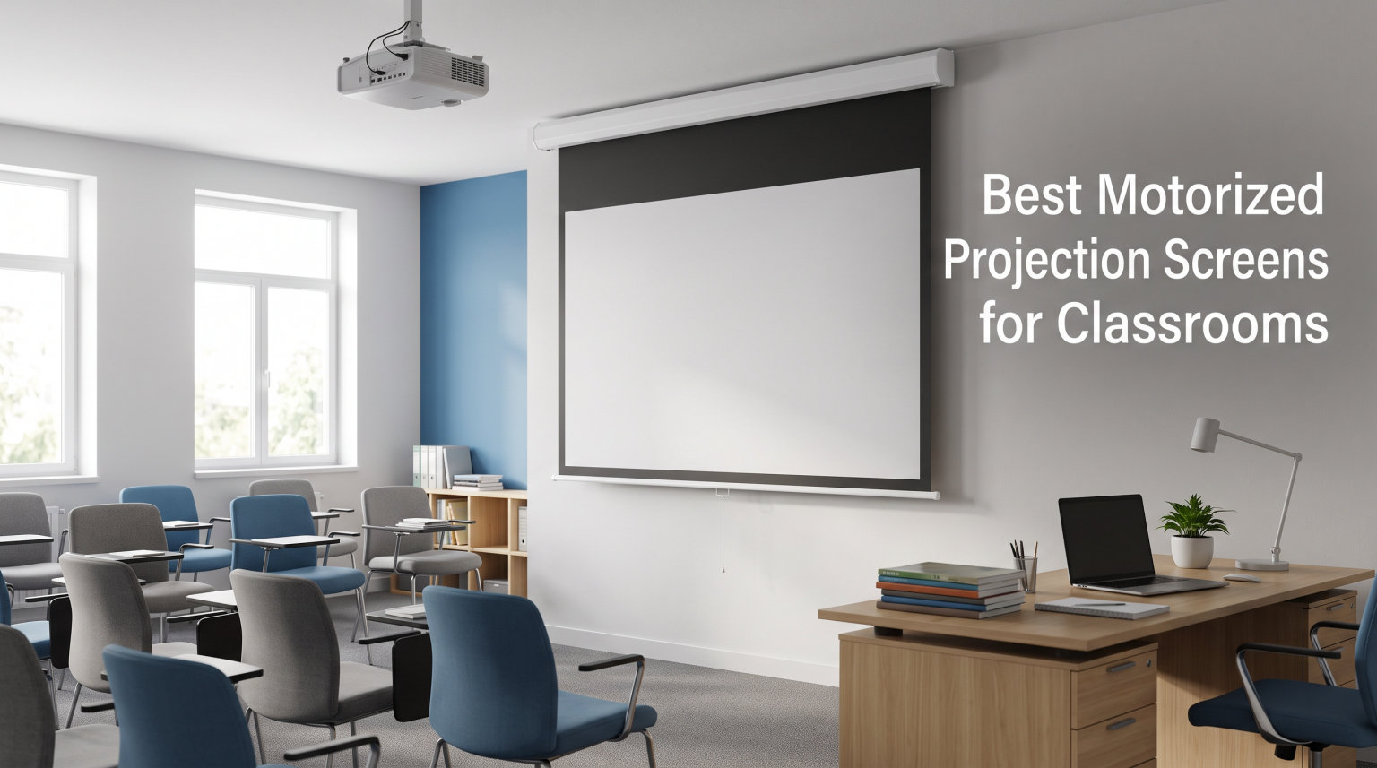 Best Motorized Projection Screens for Classrooms