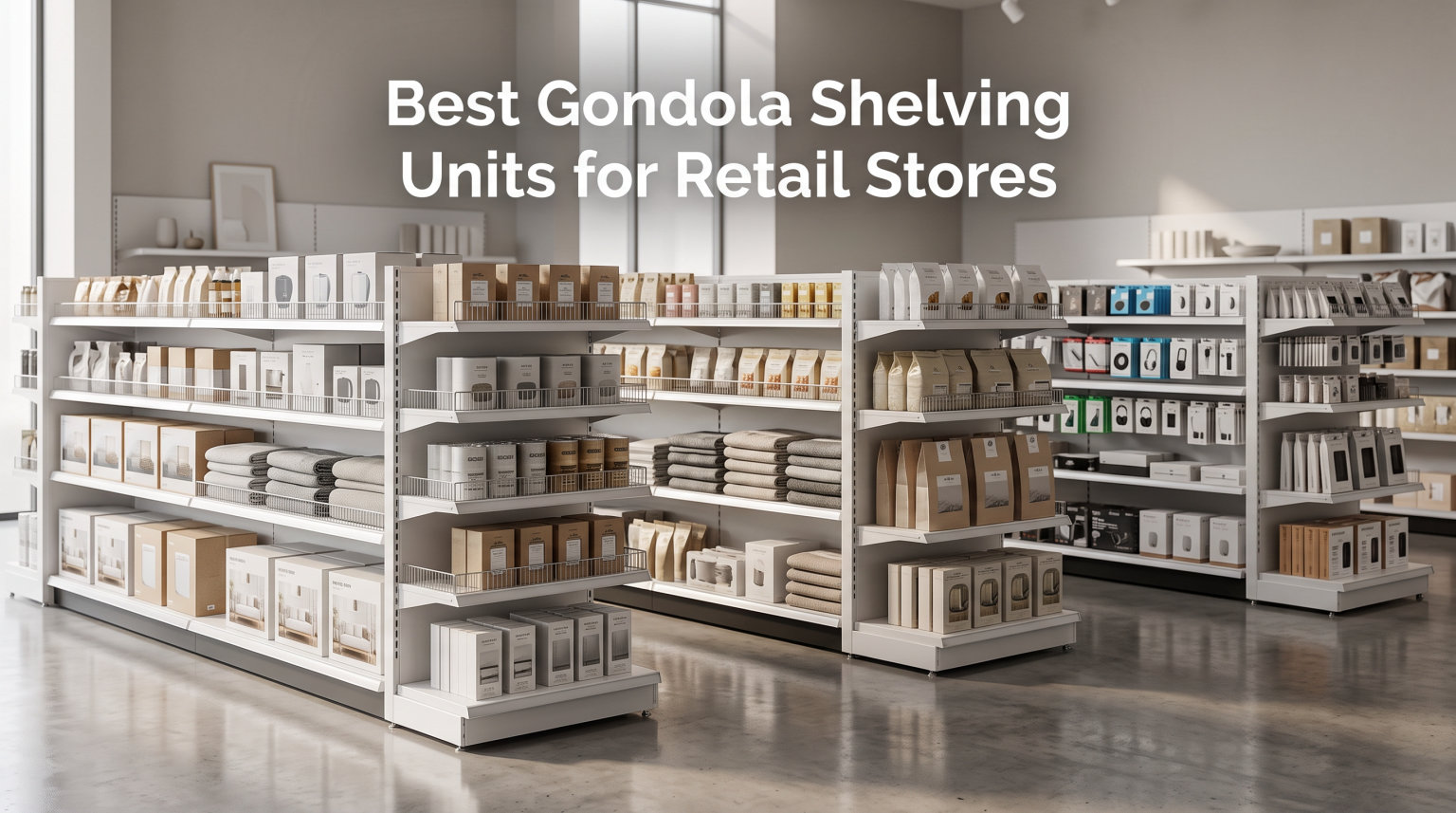 Best Gondola Shelving Units for Retail Stores
