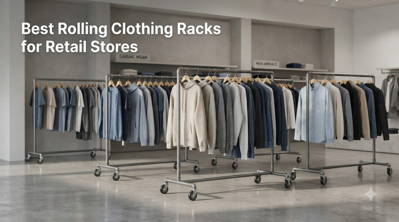 Best Rolling Clothing Racks for Retail Stores