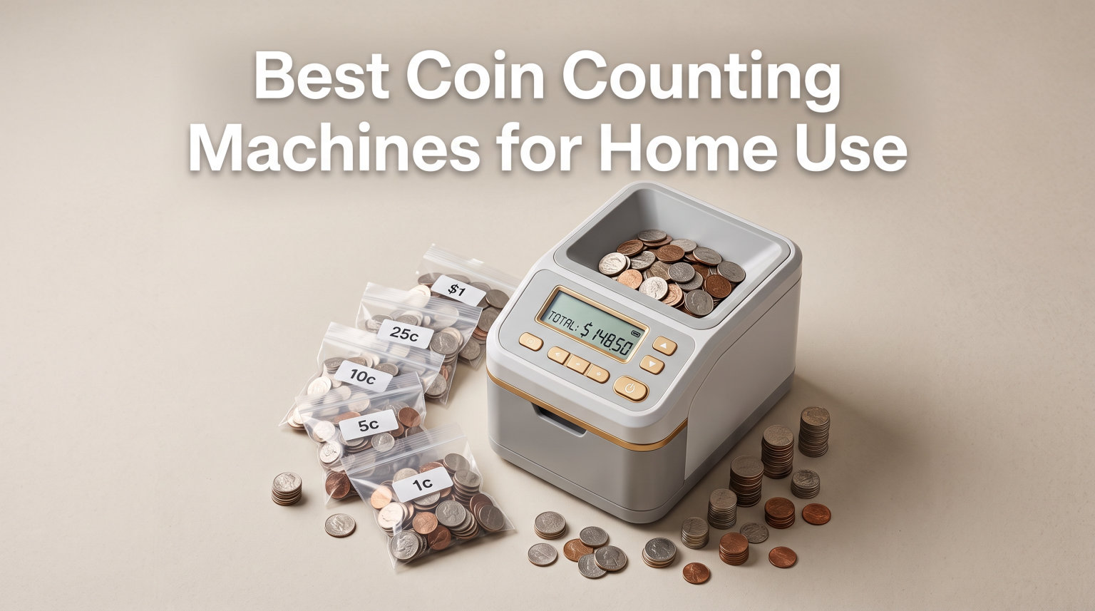 Best Coin Counting Machines for Home Use