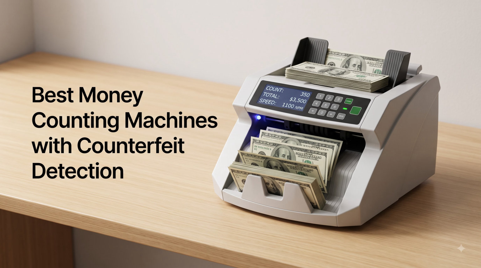 Best Money Counting Machines with Counterfeit Detection