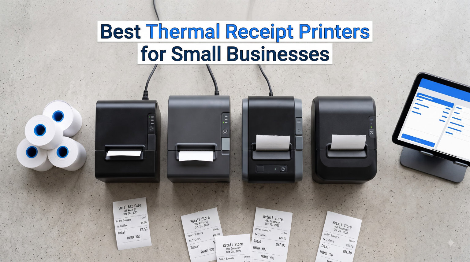 Best Thermal Receipt Printers for Small Businesses
