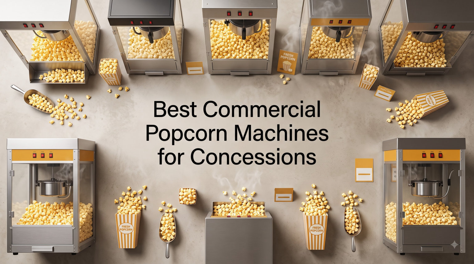 Best Commercial Popcorn Machines for Concessions