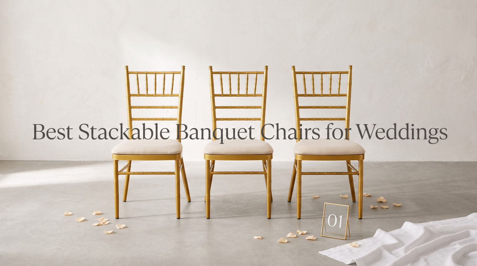 Best Stackable Banquet Chairs for Weddings