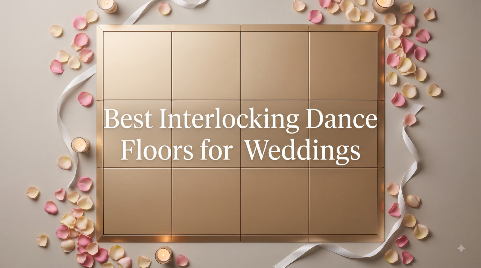 Best Interlocking Dance Floors for Weddings