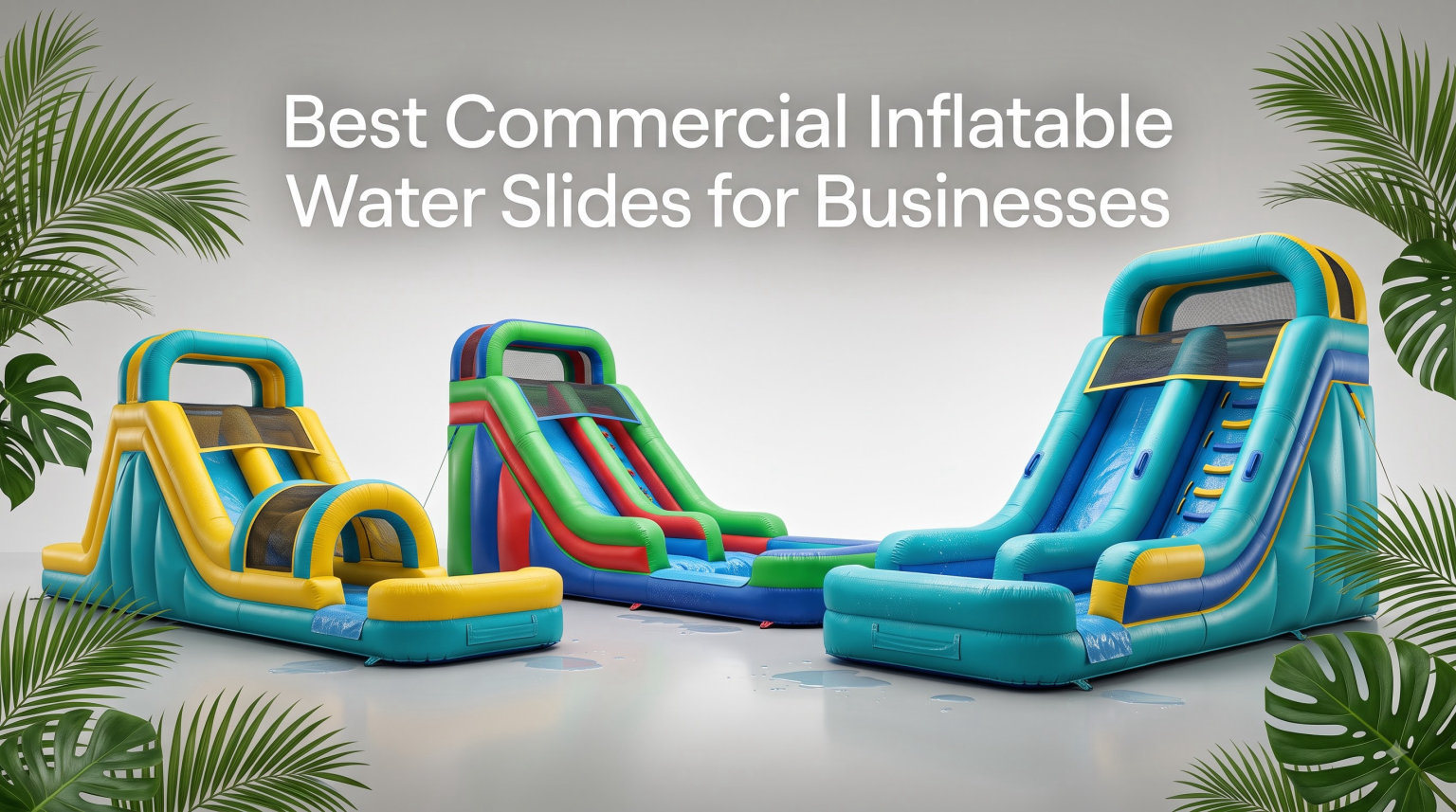 Best Commercial Inflatable Water Slides for Businesses