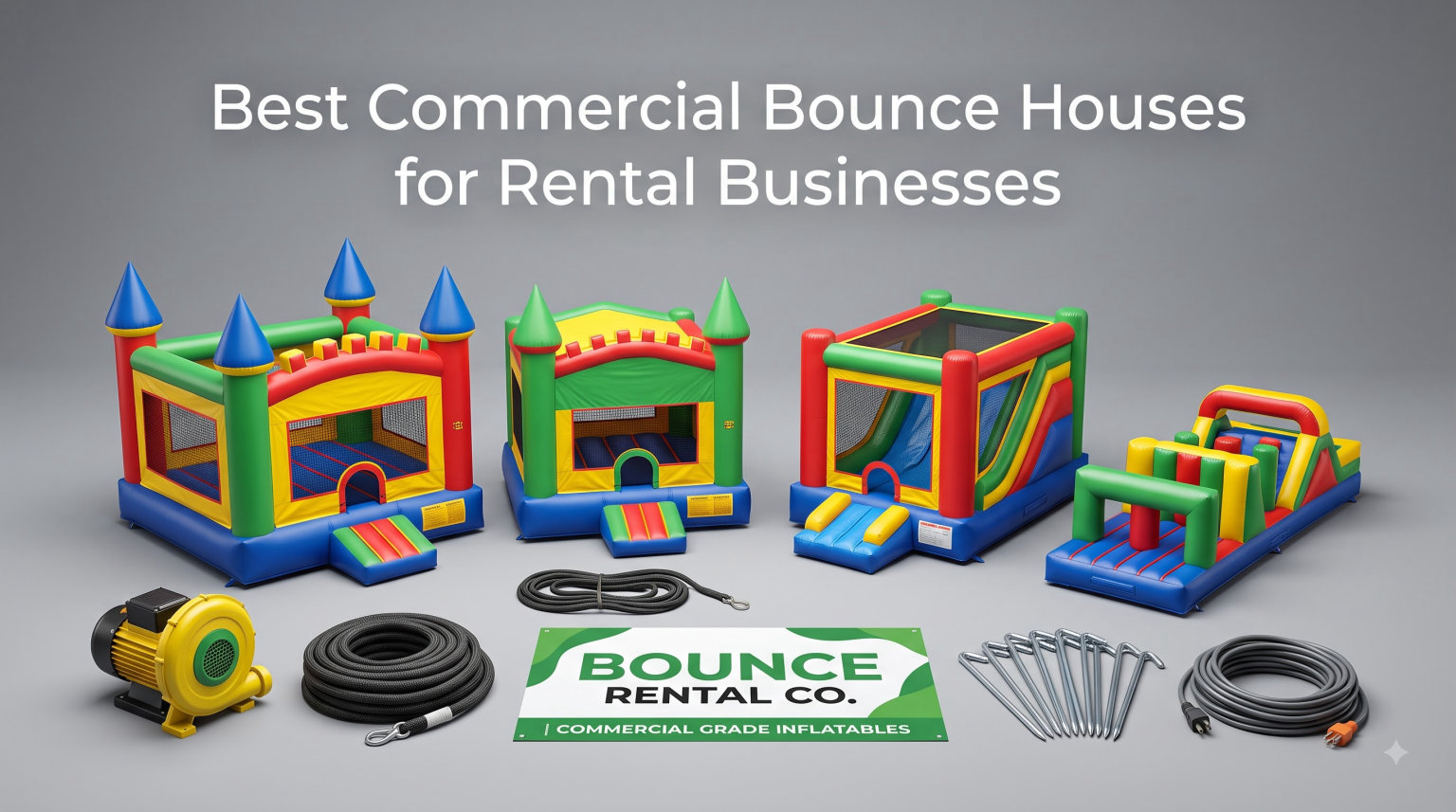 Best Commercial Bounce Houses for Rental Businesses