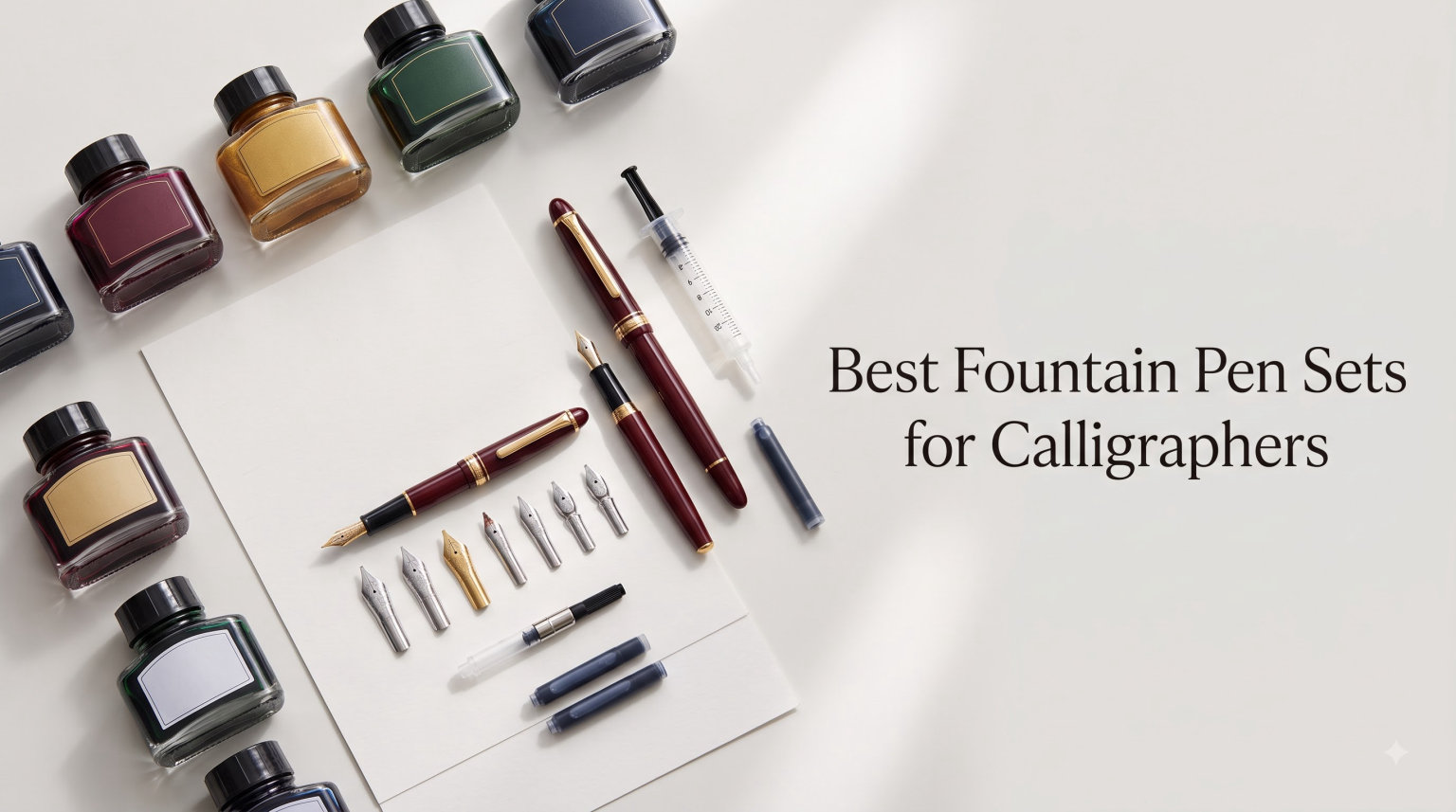 Best Fountain Pen Sets for Calligraphers