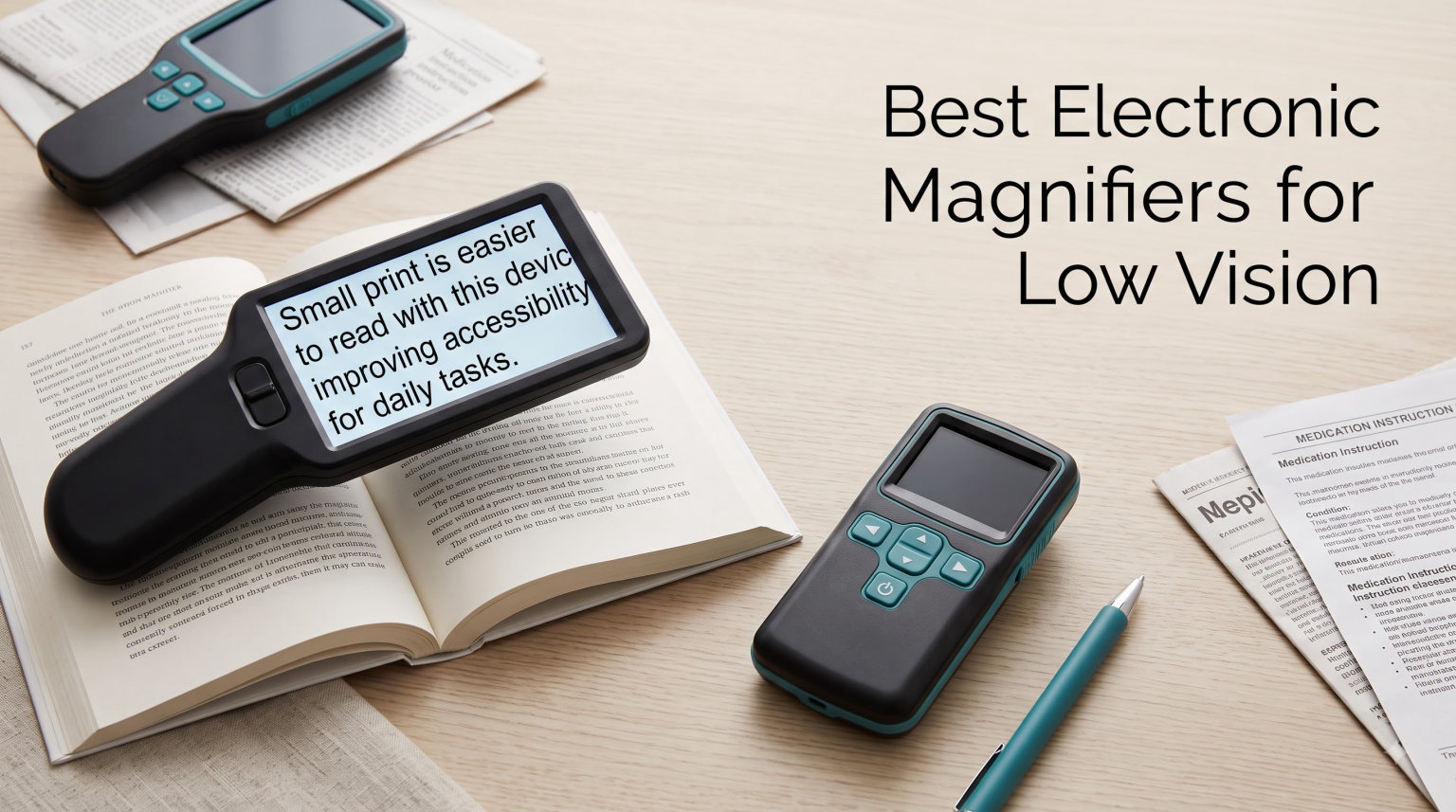 Best Electronic Magnifiers for Low Vision