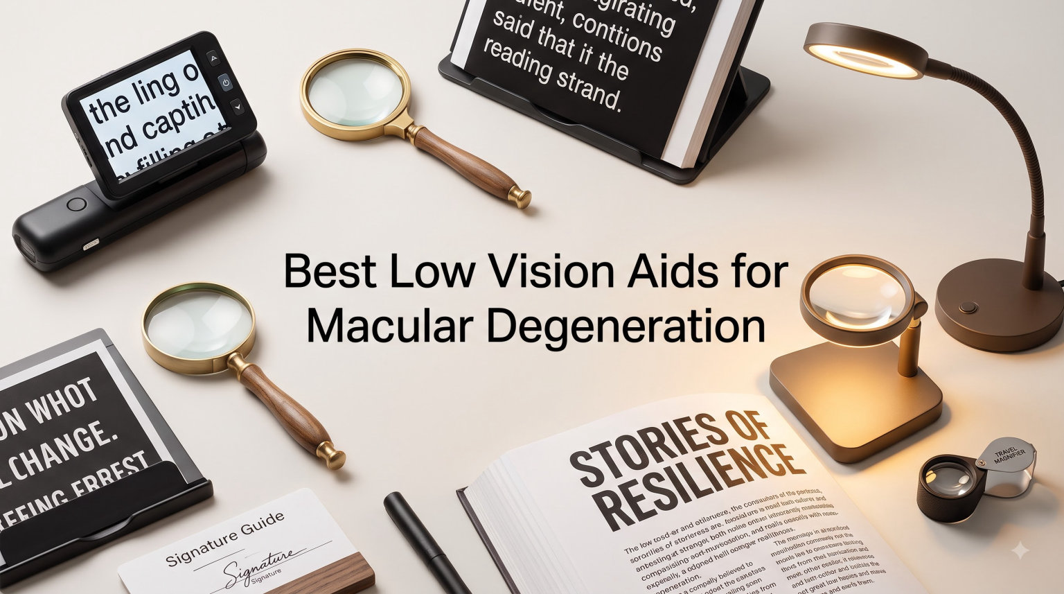 Best Low Vision Aids for Macular Degeneration