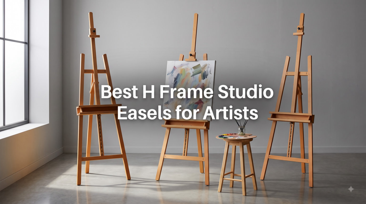 Best H Frame Studio Easels for Artists