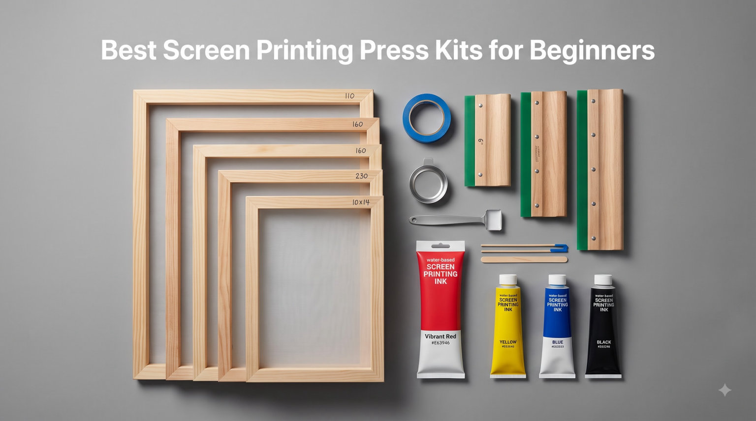 Best Screen Printing Press Kits for Beginners