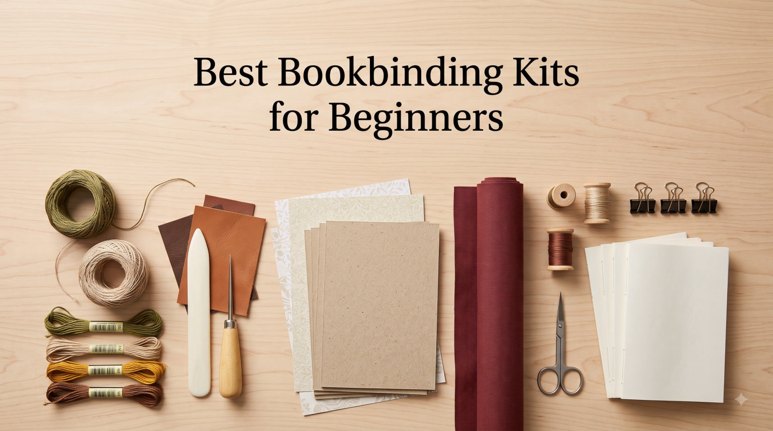 Best Bookbinding Kits for Beginners