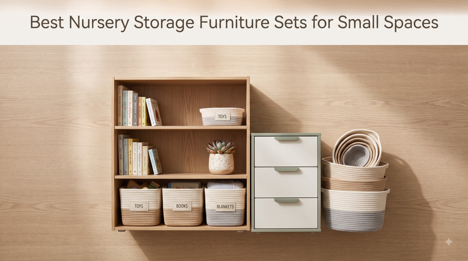 Best Nursery Storage Furniture Sets for Small Spaces
