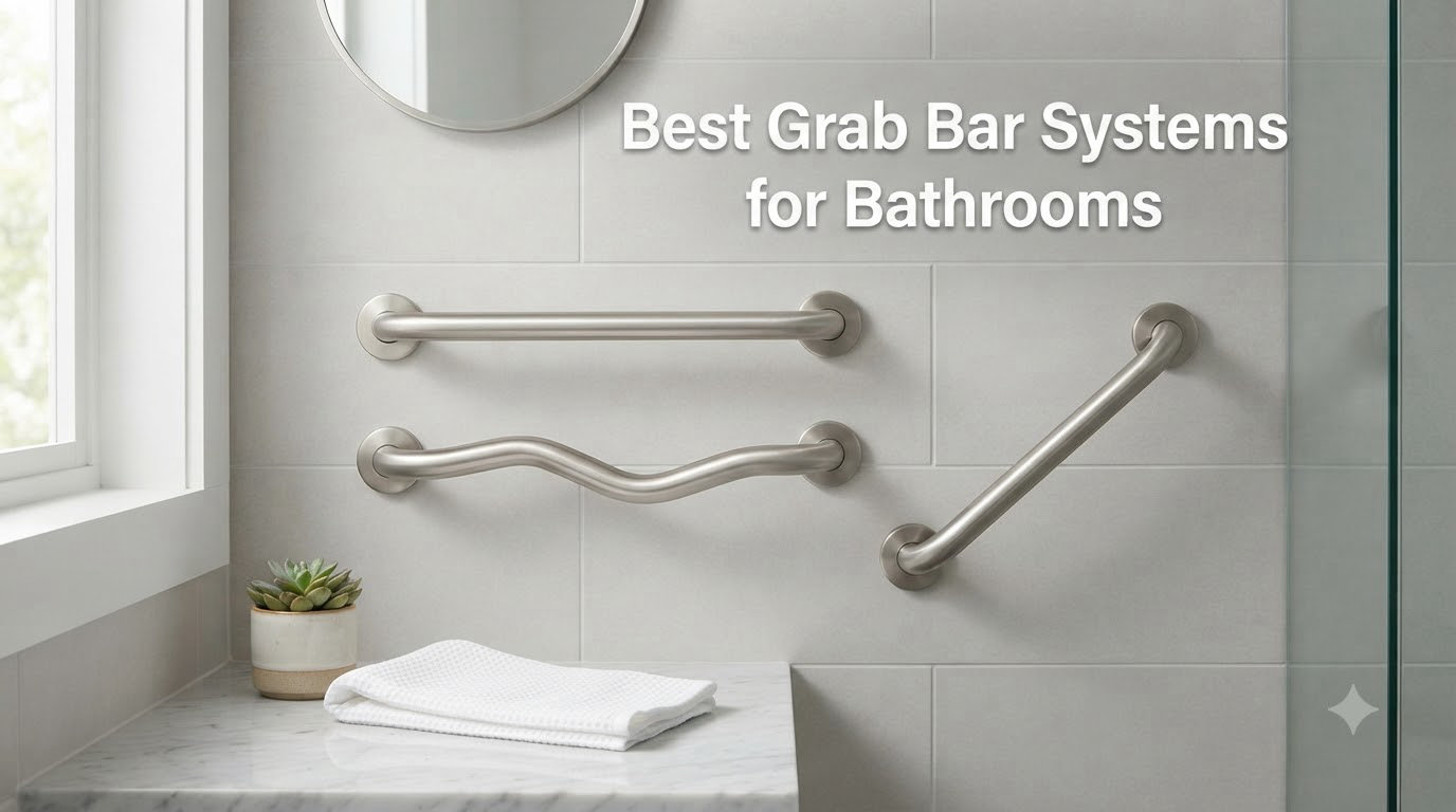Best Grab Bar Systems for Bathrooms