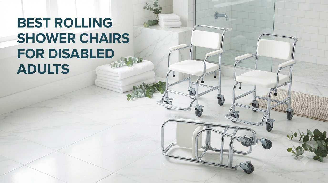 Best Rolling Shower Chairs for Disabled Adults