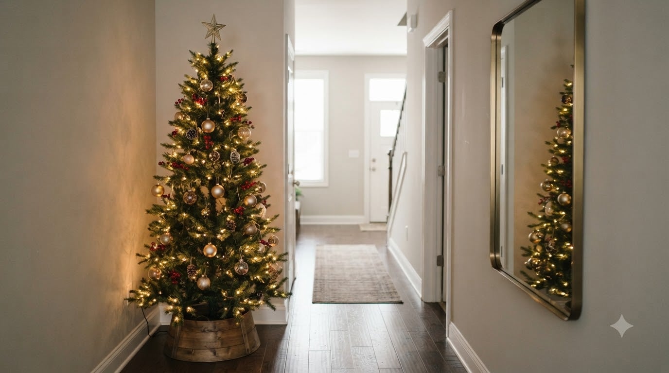 Best Pre-Lit Pencil Christmas Trees for Hallways