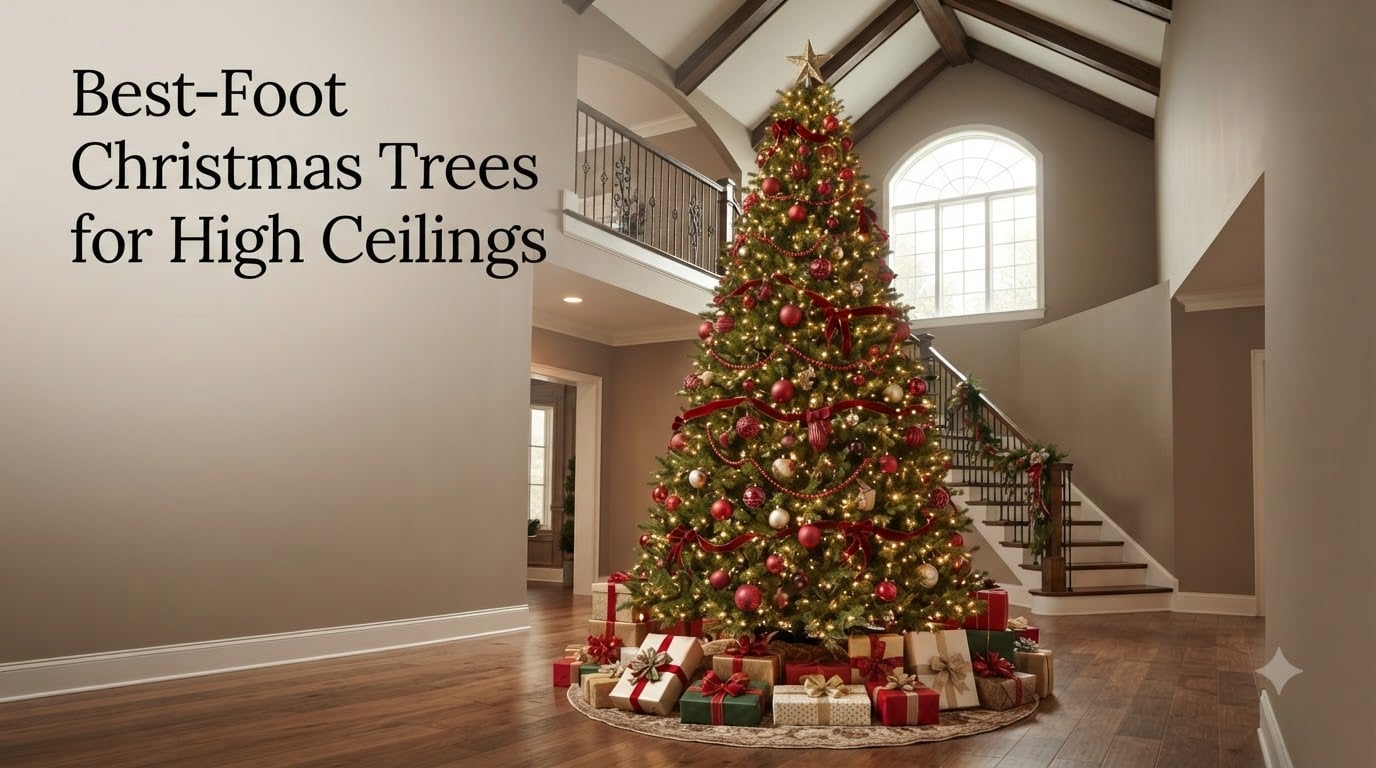 Best 9-Foot Christmas Trees for High Ceilings