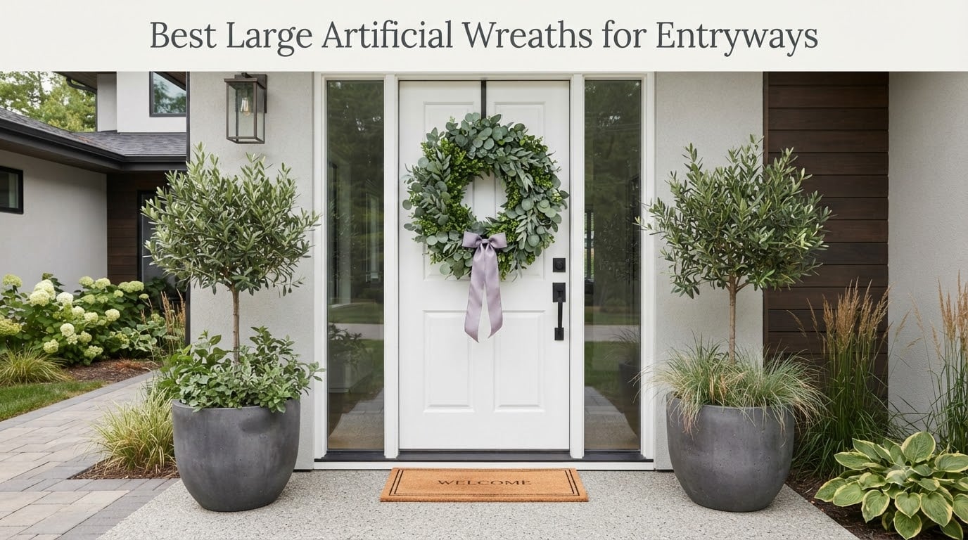 Best Large Artificial Wreaths for Entryways